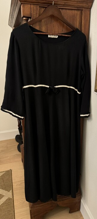 Alexander Brown Dresses & Skirts - Alexander Brown Women’s Black  Dress One Size Babydoll Empire Vintage 90’s